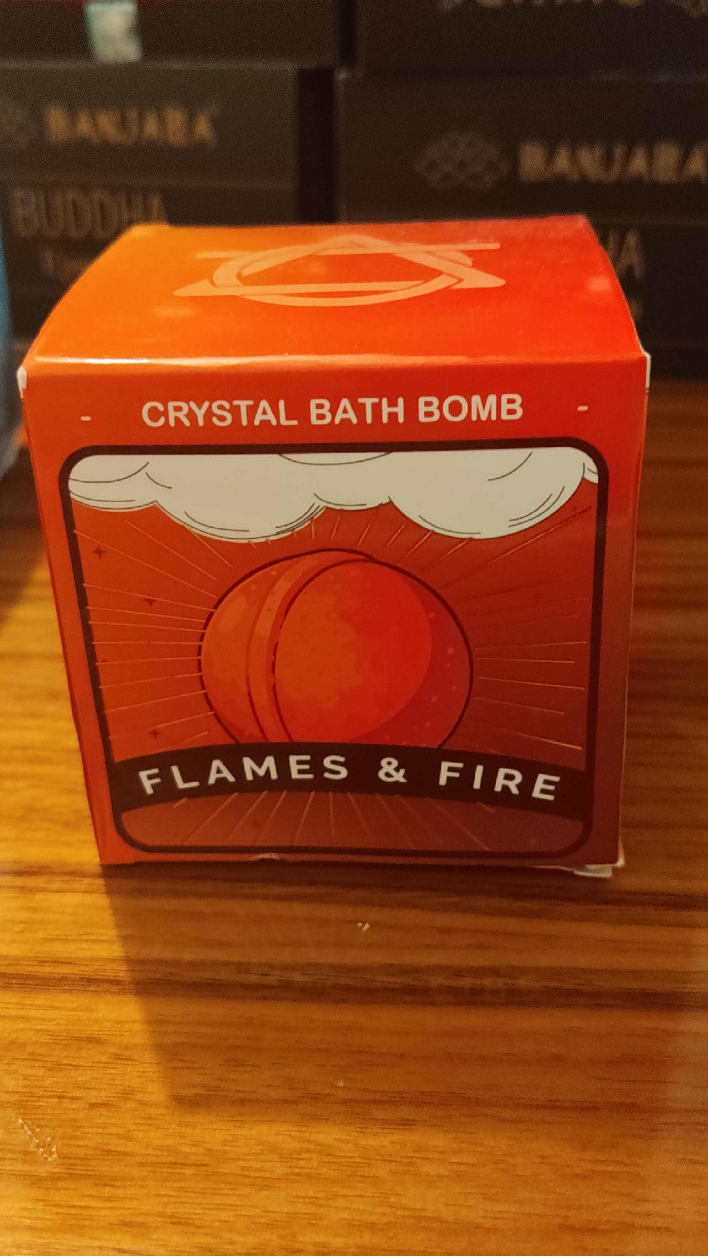 (imagem de) Bomba de Banho Crystal Fire + Cristal Genuíno Escondido