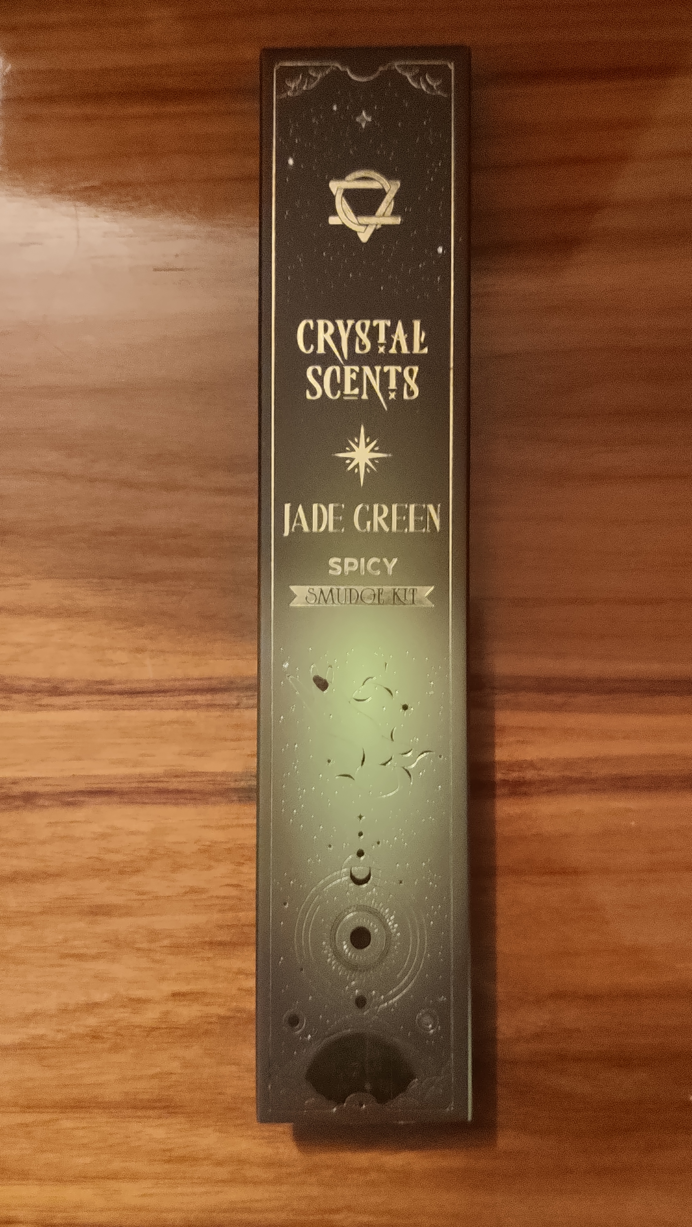 (imagem de) Incenso de Defumação Especiarias + Cristal Jade