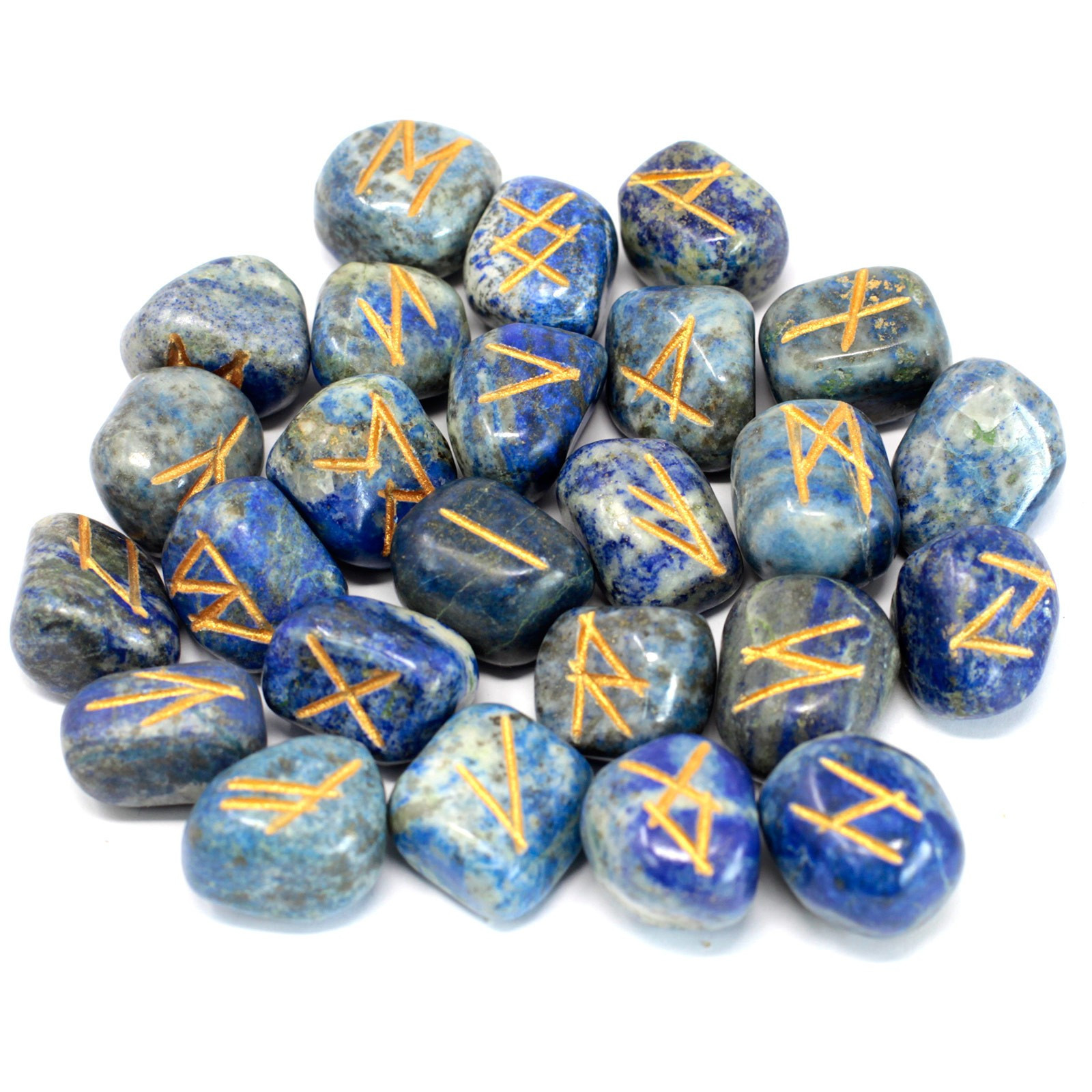 Bolsinha com Pedras Rune Indiano - Lápis (imagem de) Bolsinha com Pedras Rune Indiano - Lápis
