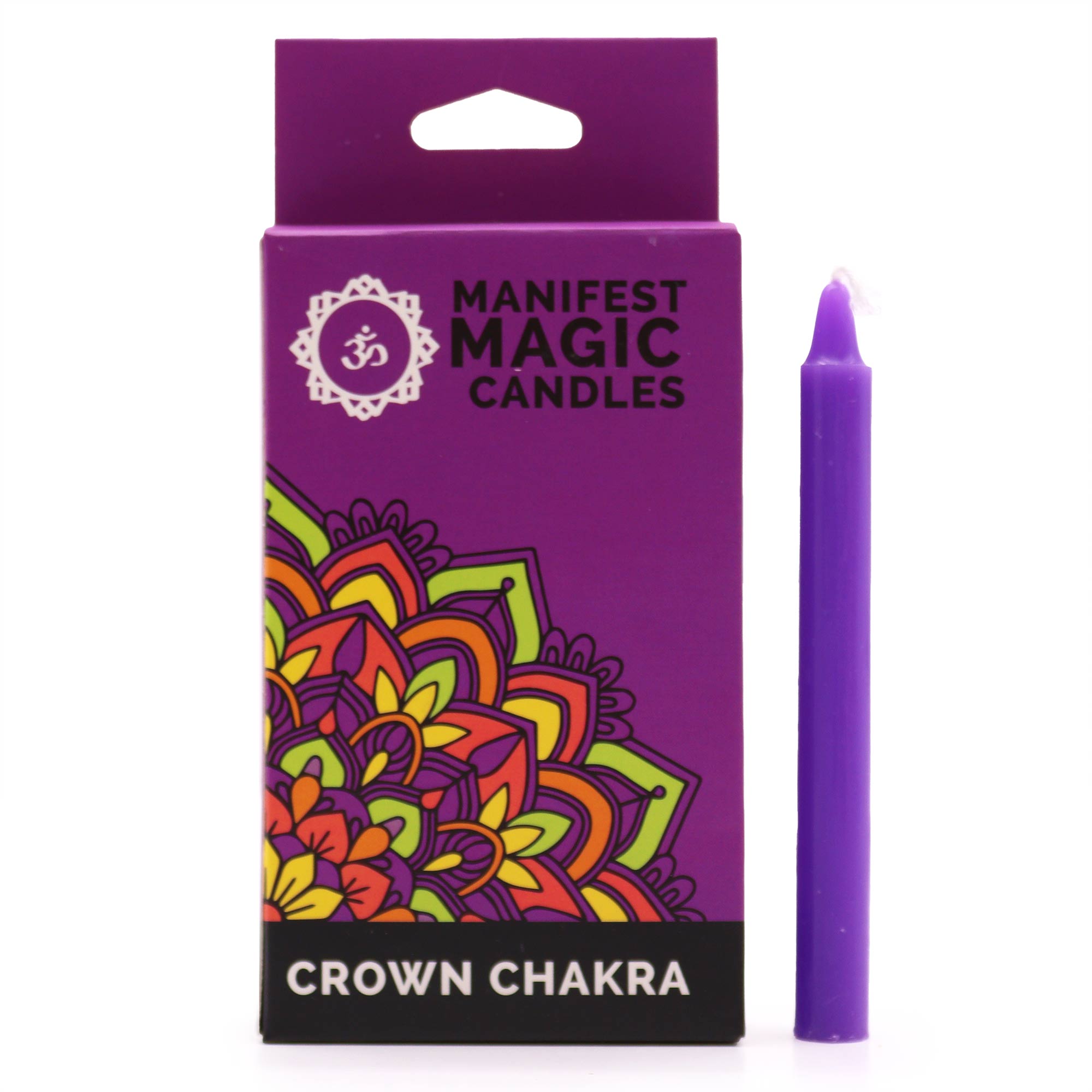 (imagem de) Velas Mágicas do Manifesto - Roxo - Chakra da Coroa